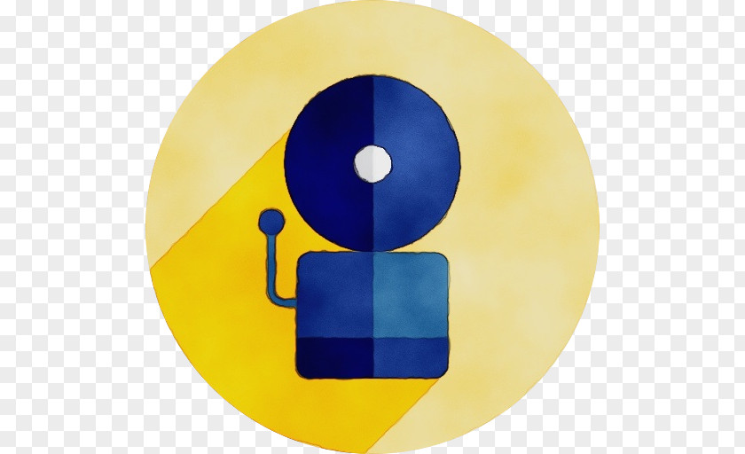 Symbol Plate Yellow Circle PNG