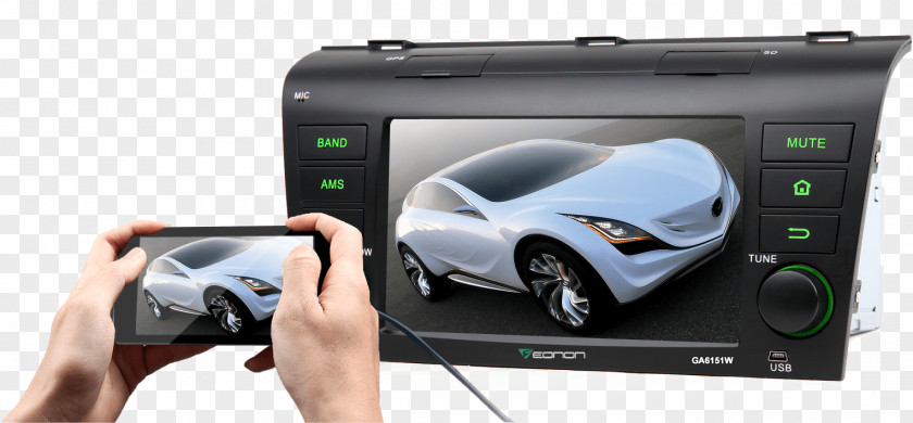 Car GPS Navigation Systems Display Device BMW ISO 7736 PNG