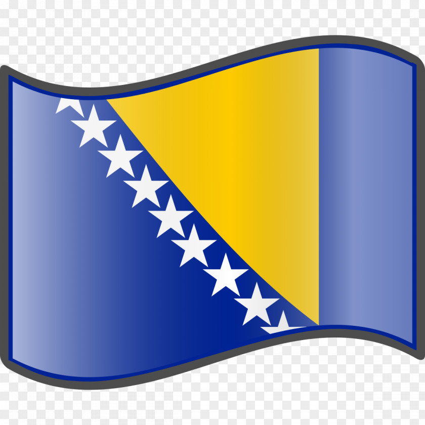 Flag Of Bosnia And Herzegovina Sarajevo Clip Art PNG