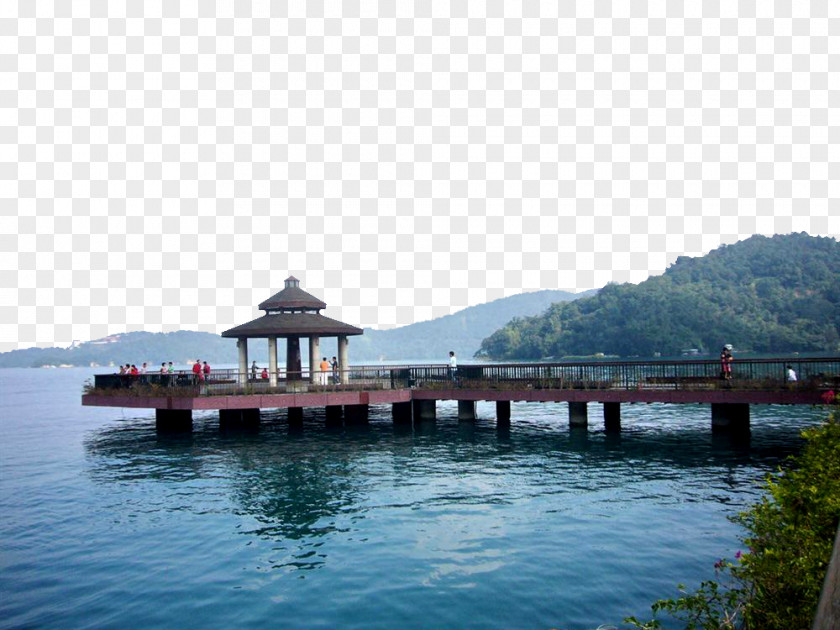 Ita Thao Pier Pavilion Sun Moon Lake Xiamen Alishan National Scenic Area U4f0au9054u90b5 Lijiang PNG