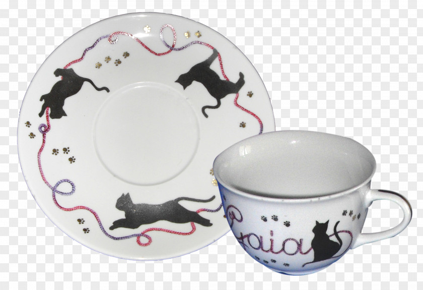 Mug Coffee Cup Porcelain Saucer Kettle PNG