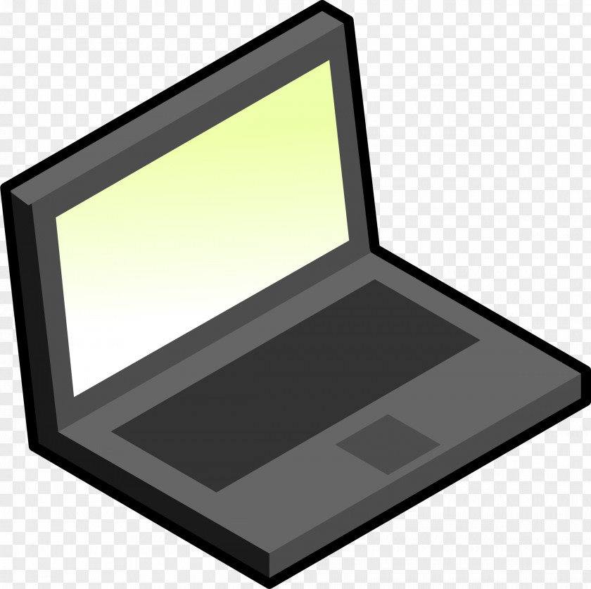 Simple Art Word Laptop Computer Clip PNG
