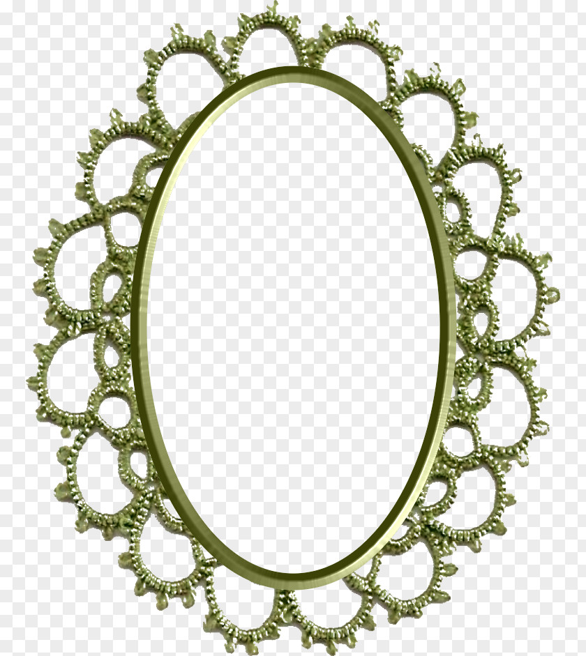 Oval Circle Picture Frames Body Jewellery Mirror PNG