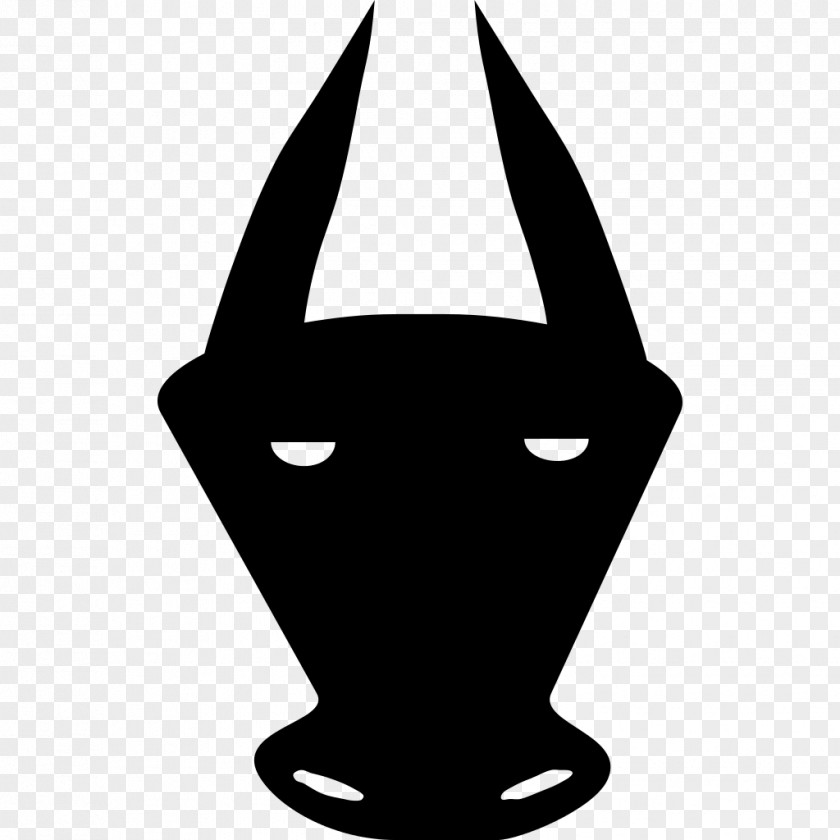 Bullock Headgear Silhouette Character Clip Art PNG