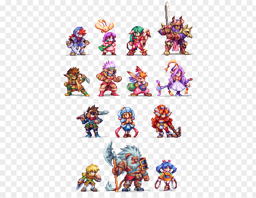 Chrono Trigger Pixel Art Grandia Game PNG