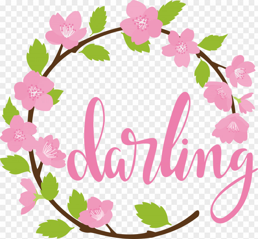 Darling Wedding PNG