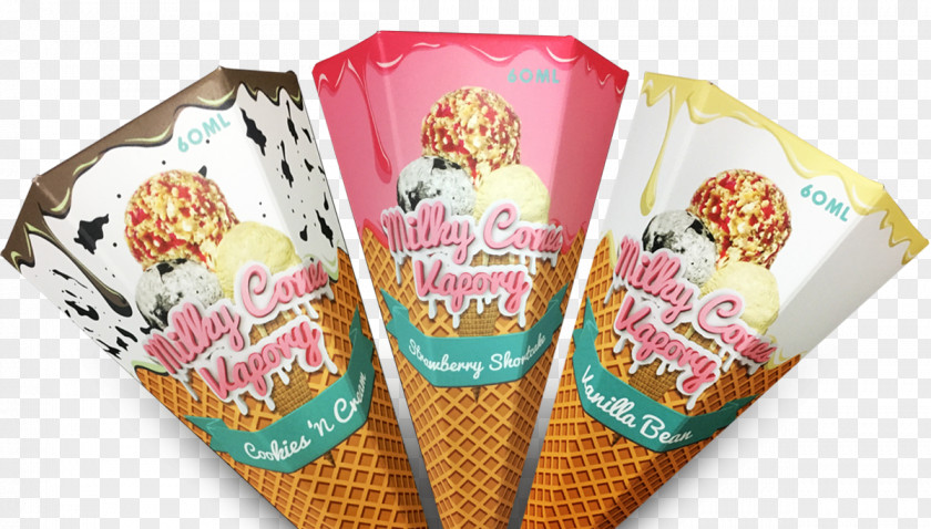 Ice Cream Juice Cones Shortcake Flavor Electronic Cigarette PNG