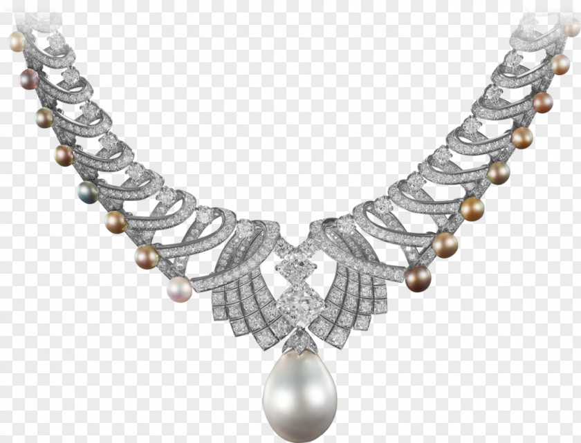 Jewellery Cartier Necklace Pearl Gemstone PNG