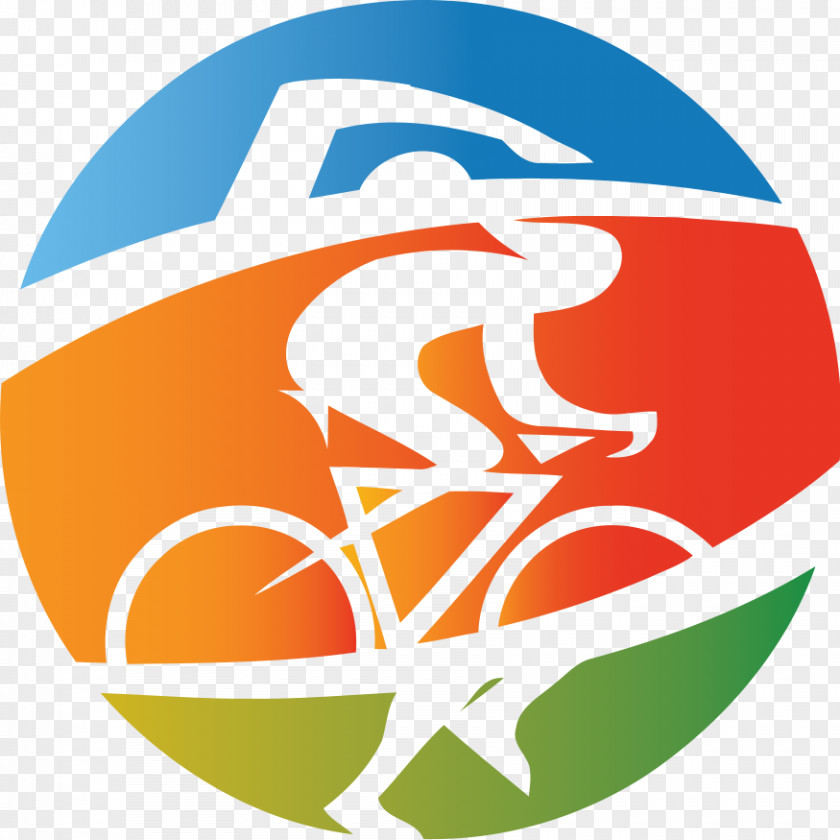 微商logo Triathlon Logo Sport Swimming Training PNG