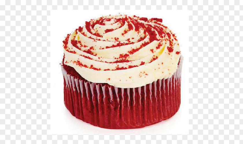 Red Velvet Cake Frosting & Icing Cupcake Cream PNG