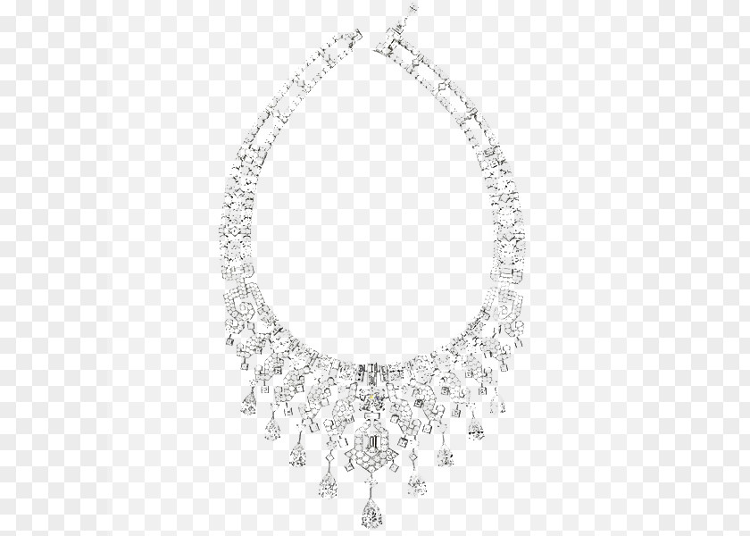 Starry Series Diamond Necklace Jewellery Human Body Pattern PNG