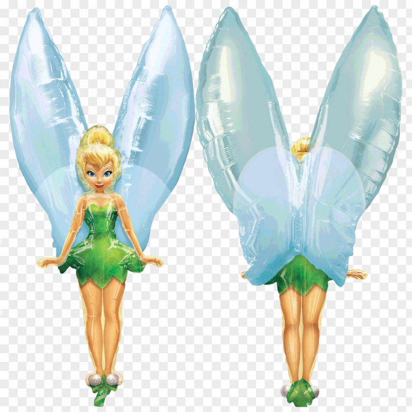 Balloon Tinker Bell Disney Fairies Mylar Peter Pan PNG