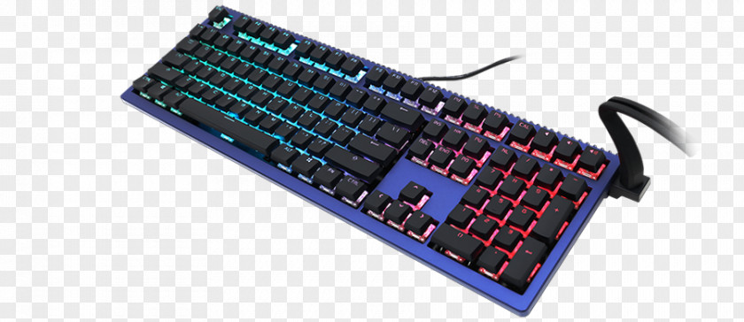 Color Mode: Rgb Computer Keyboard Gaming Keypad Ducky Shine 6 Black PBT RGB LED Backlit DK-DKSH1608ST Cherry Keycap PNG