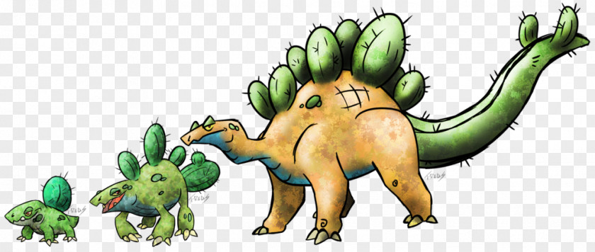 Dinosaur Land Stegosaurus Cactaceae Acrocanthosaurus PNG