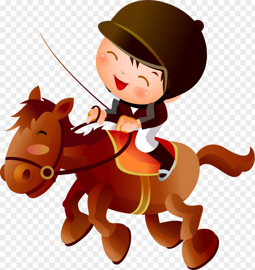 Horse Riding Equestrian Drawing Cartoon PNG