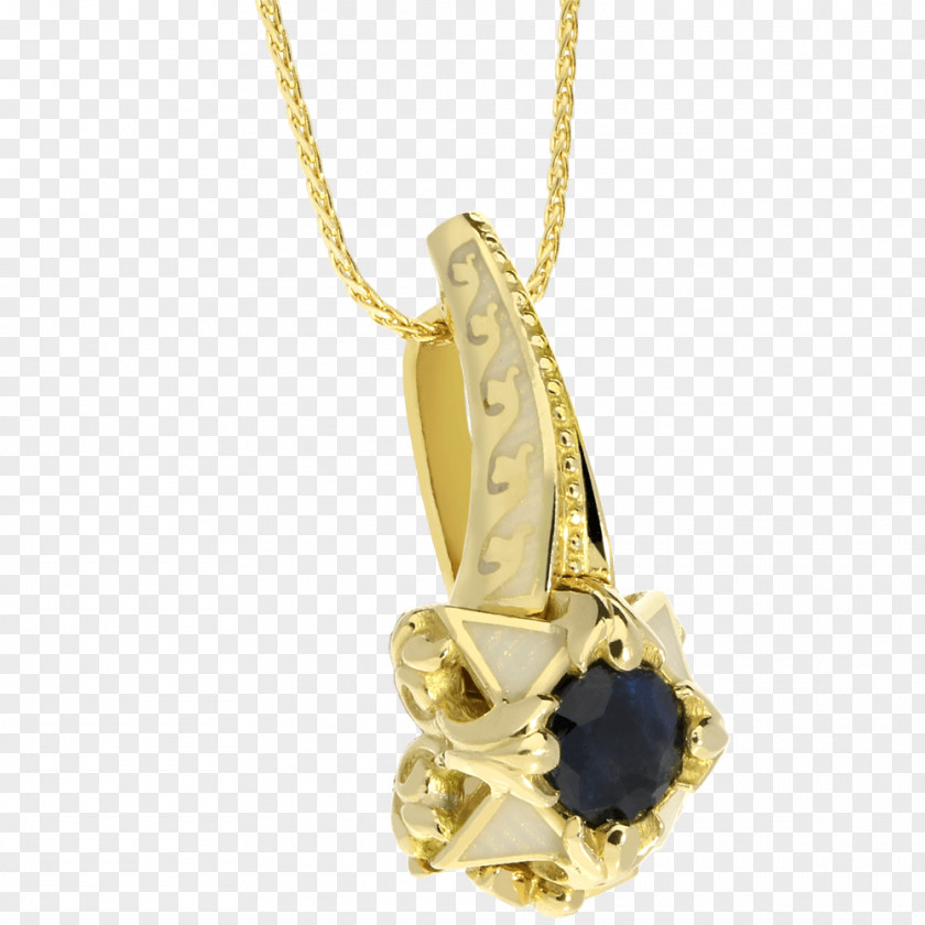 Necklace Locket Gold Charms & Pendants Sapphire PNG