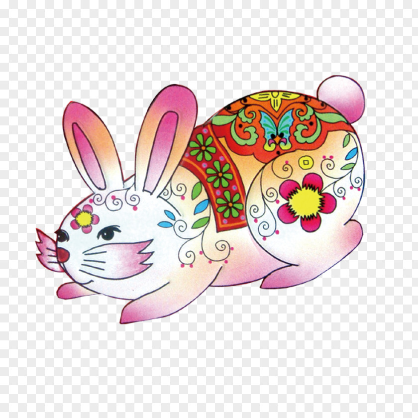 Rabbit Creative Chinese New Year Years Day Traditional Holidays Calendar Lantern Festival PNG