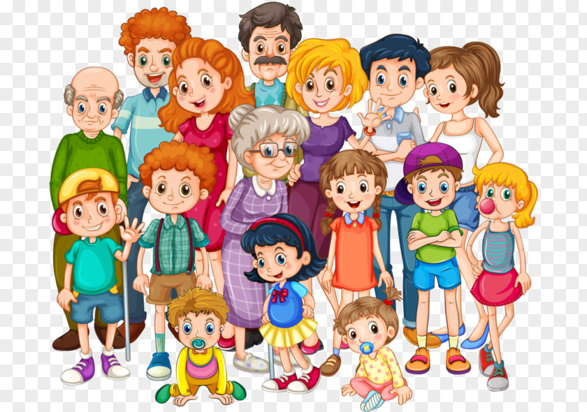Family Extended Clip Art PNG