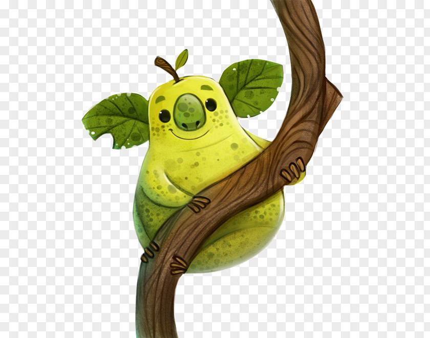 Koala Disguised As Pears Ice Cream Devils Food Cake Pear PNG