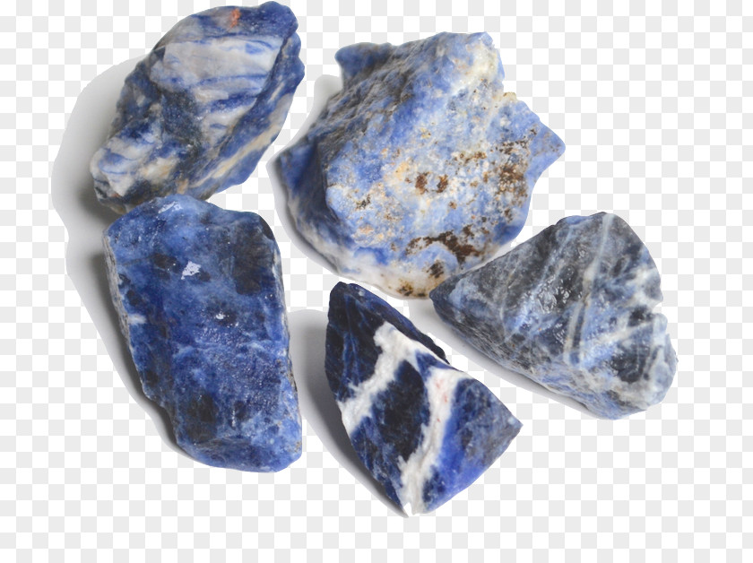 Luminescent Gemstone Rock Mineral Blue Crystal PNG