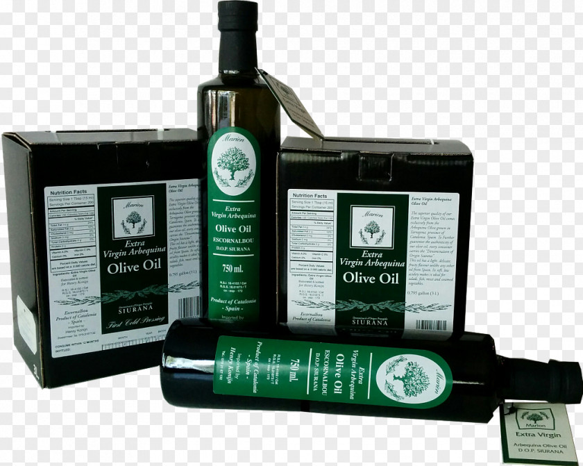 Olive Oil Arbequina Oli Siurana PNG