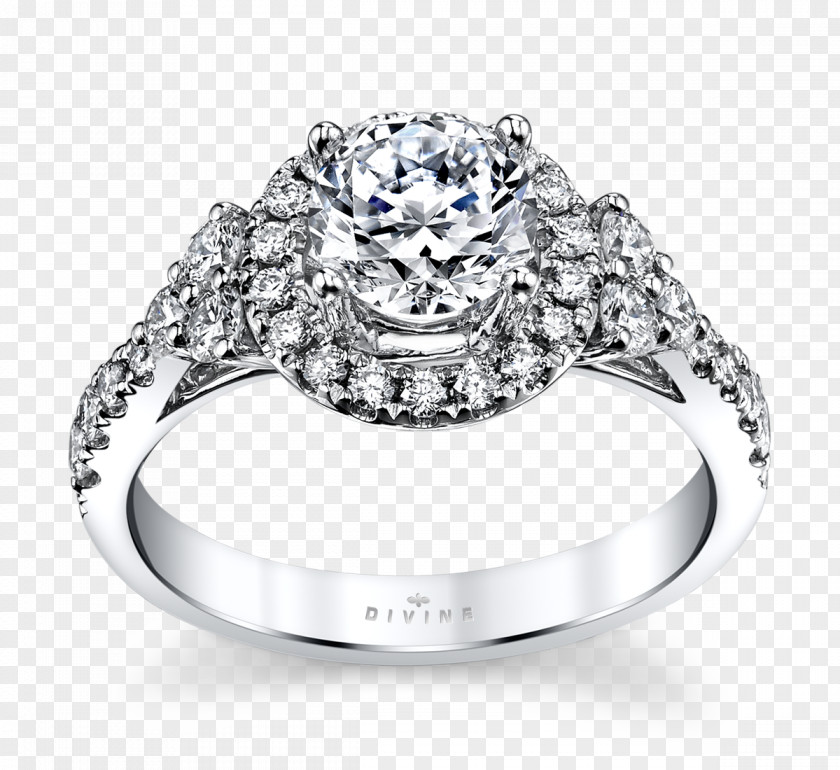 Ring Earring Wedding Engagement Diamond PNG