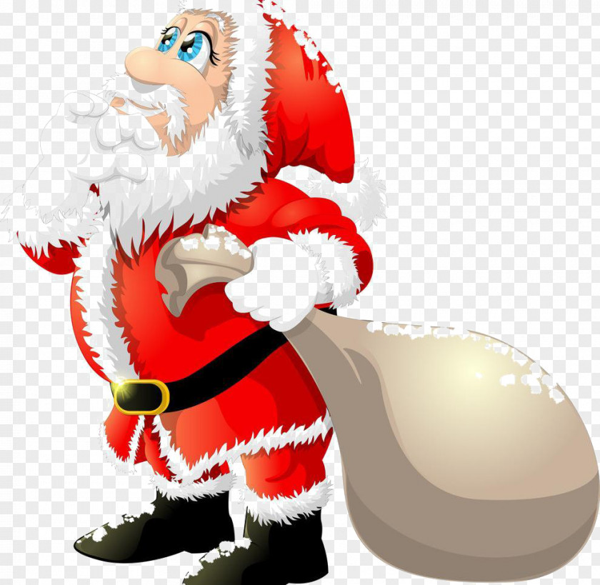 Santa Claus Christmas Clip Art PNG