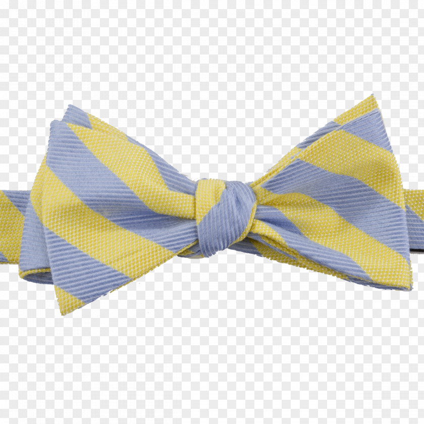 Tie Bow Necktie T-shirt Yellow Blue PNG