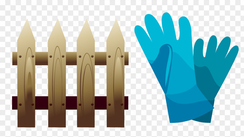 Vector Fence Glove Material Garden Tool Gardening PNG