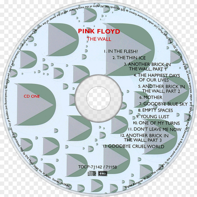 Pink Floyd Another Brick In The Wall (Part 2) Compact Disc PNG
