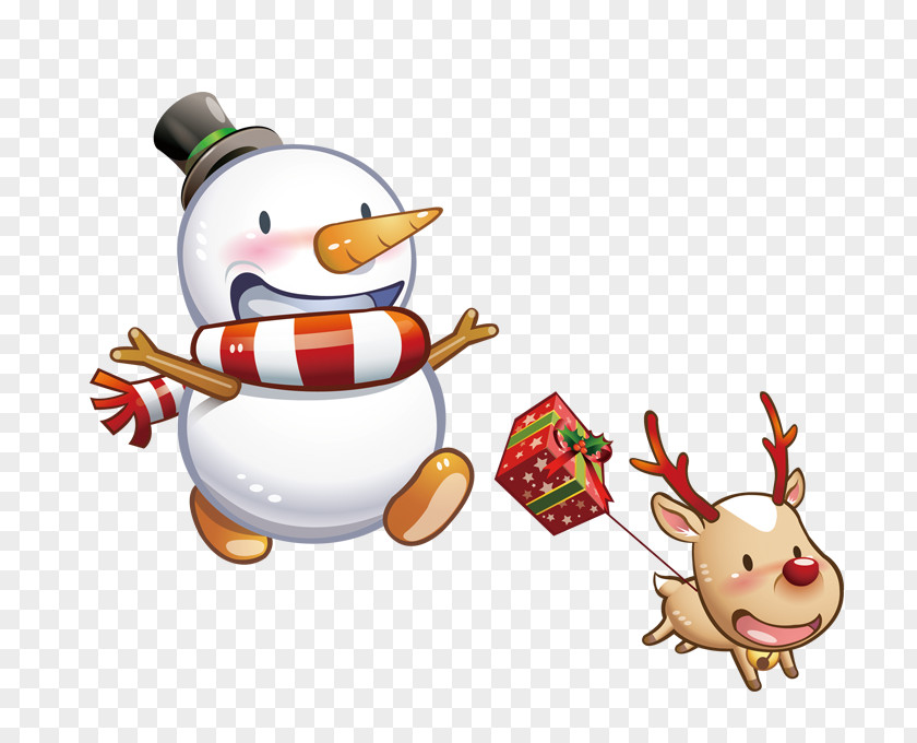 Running Snowman Clip Art PNG