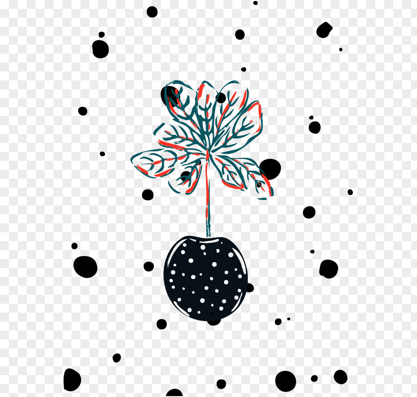 Visual Arts Black And White Petal Line Flower PNG