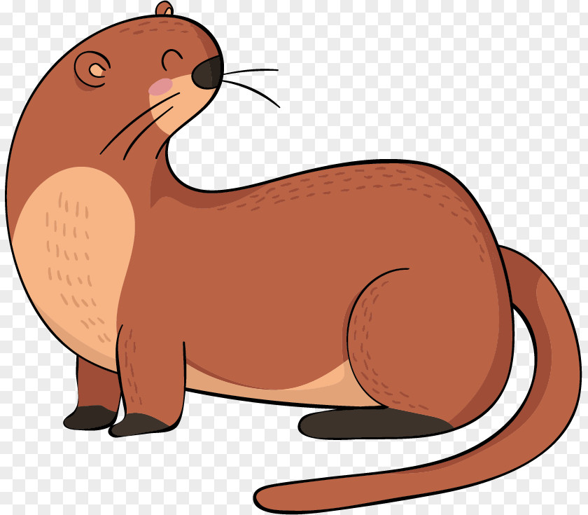 Animal Figure Marmot Otter Cartoon PNG