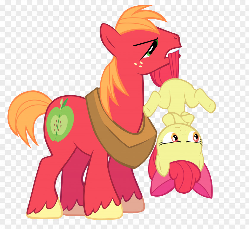 Horse Pony Apple Bloom Big McIntosh Applejack McDonald's Mac PNG