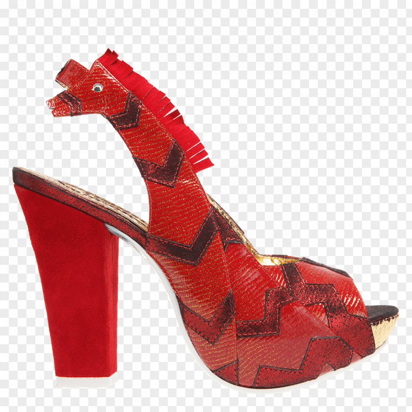 Irregular Pattern High-heeled Shoe Footwear Sandal Court PNG