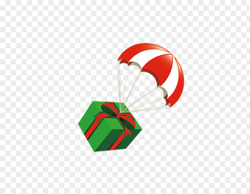 Parachute Gift Element Hot Air Balloon PNG