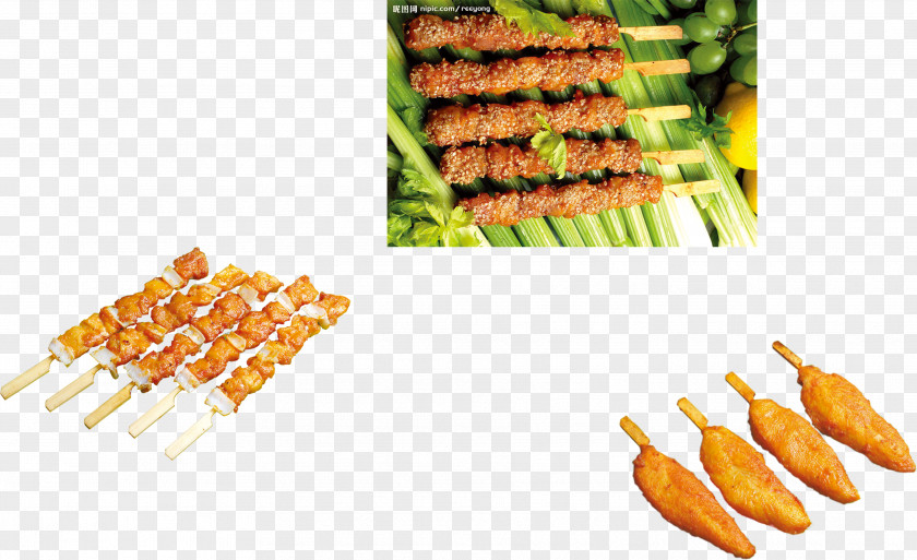 Spicy Delicacy Barbecue Skewers Of Chicken Brochette Shashlik Dish PNG