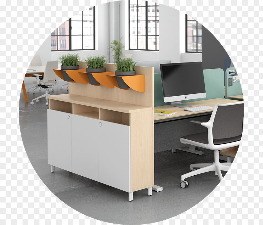 Table Desk Office Workstation Furniture PNG
