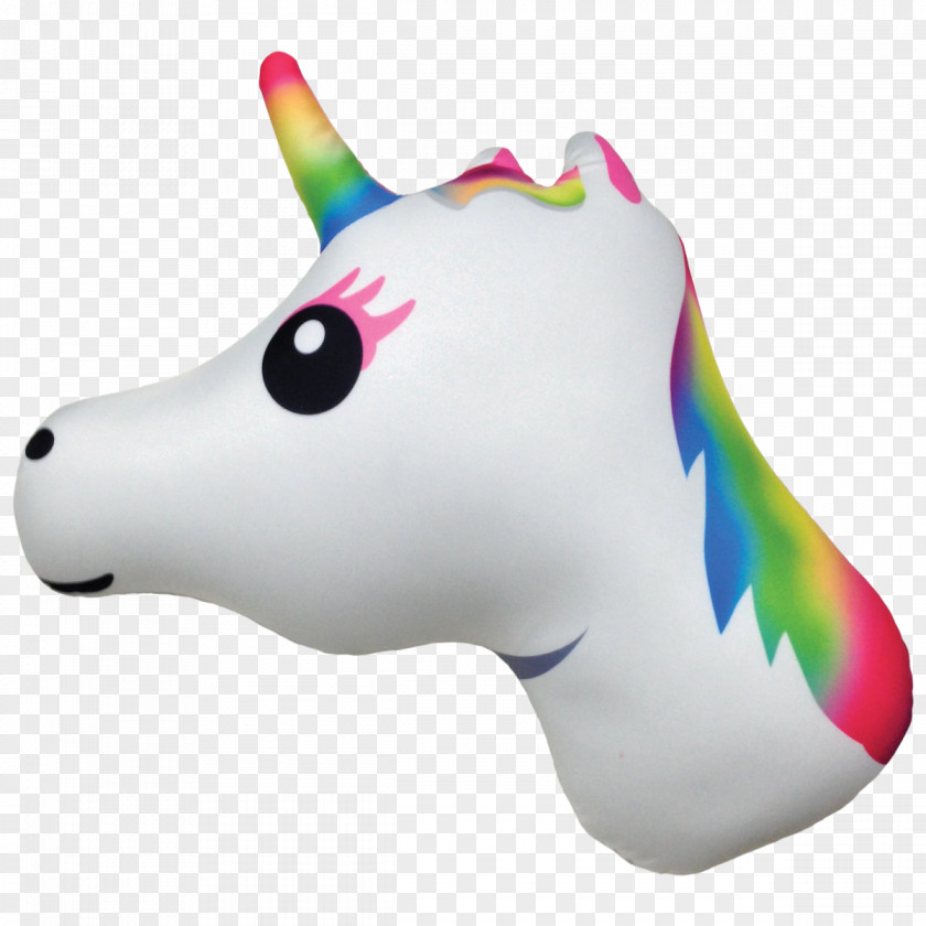 Unicorn Face Pile Of Poo Emoji Pillow Sticker PNG