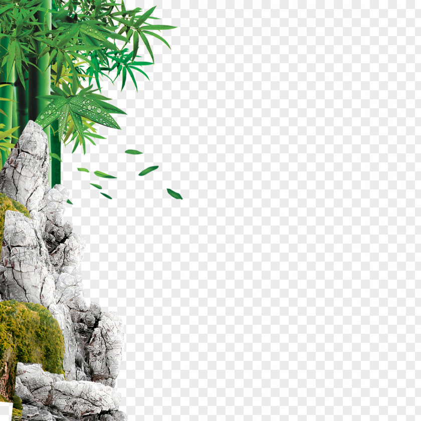 Bamboo Leaves Are Free To Download Mid-Autumn Festival Poster PNG
