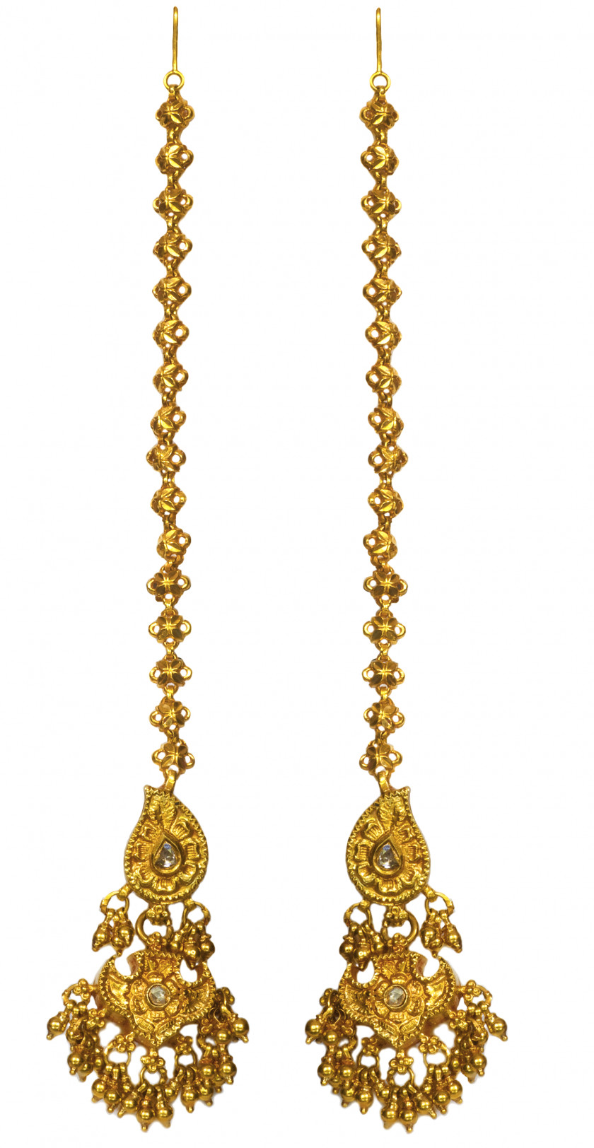 Chain Earring Jewellery Gold Carat Necklace PNG