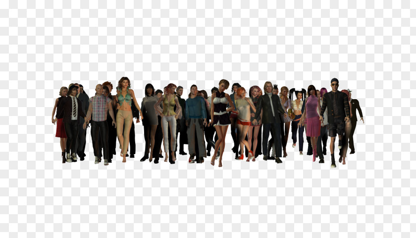 Crowd PNG clipart PNG