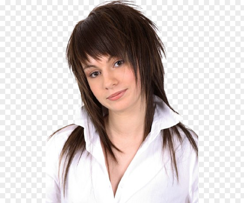 Hair Hairstyle Bangs Long Fashion PNG