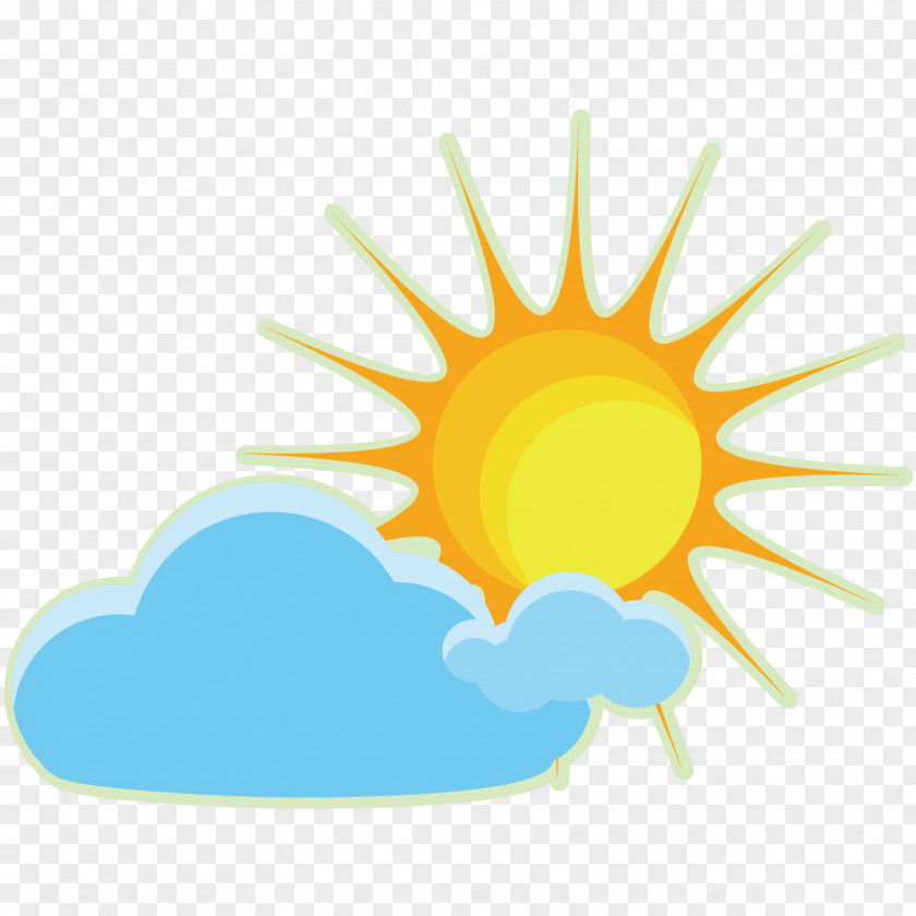 Vector Cloudy Weather Icon Material Sky Cloud PNG