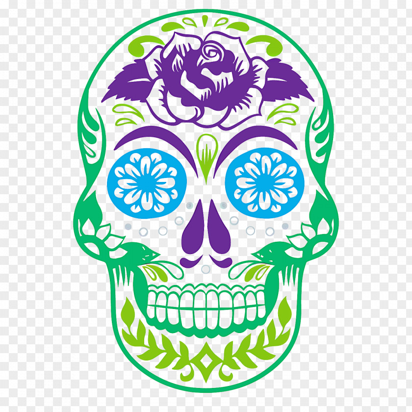 Bone Purple Skull Violet PNG
