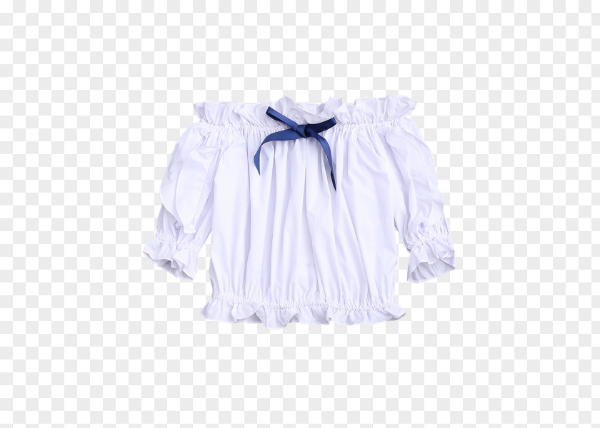 Off White Shirt Denim Blouse Sleeve Shoulder PNG