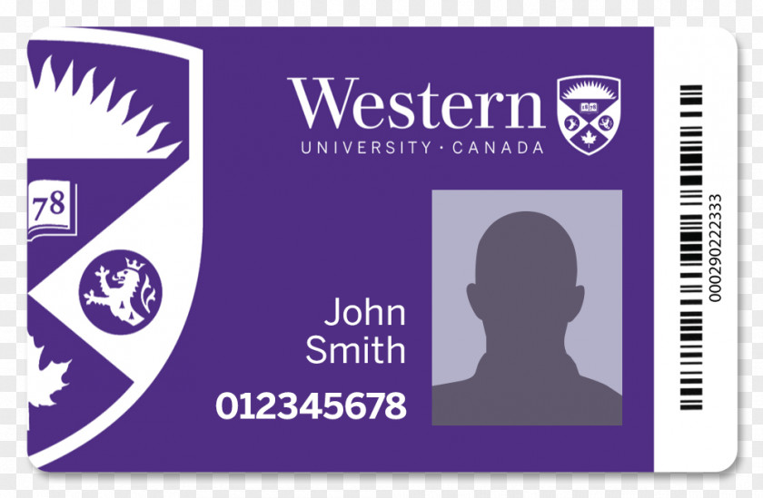 Print Card University Of Western Ontario Continuing Studies Health Sciences Student PNG