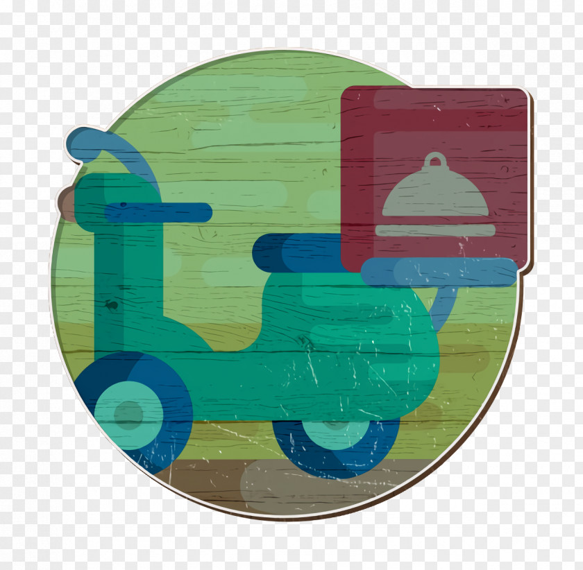 Restaurant Icon Scooter Food Delivery PNG