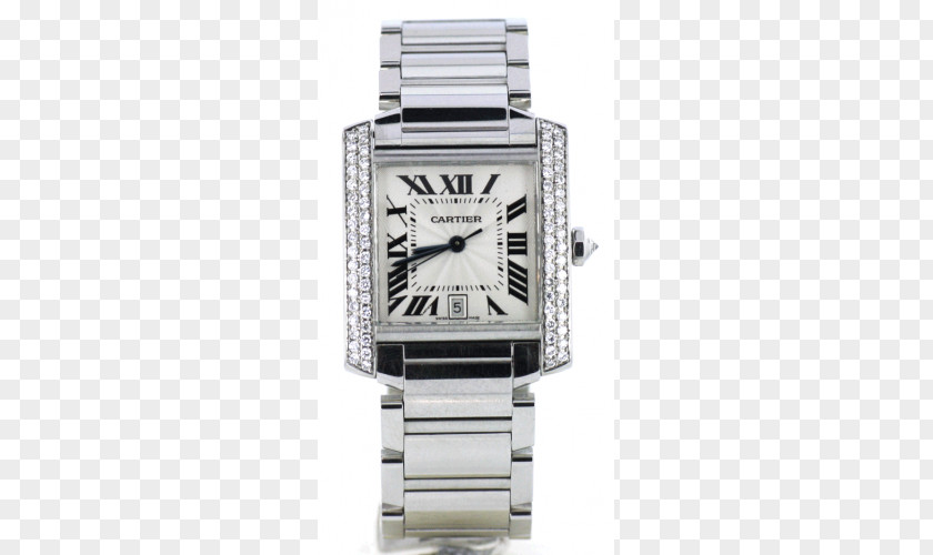 Watch Cartier Tank Française Jewellery PNG