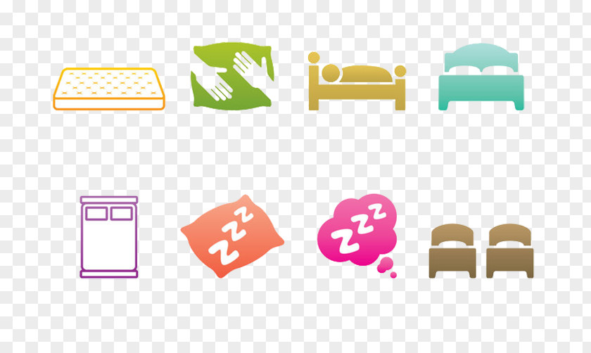 Bedding Sofa Pillows Logo Bed Icon PNG